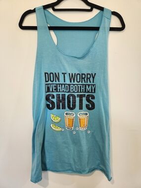 XXL Teal Tank Top- SHOTS